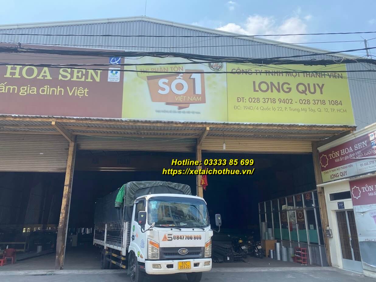 Xe tải thùng dài 6M chở thuê giá rẻ