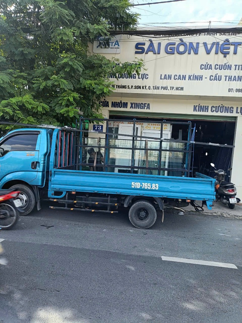 Cho thuê xe tải chở kính chuyên dụng tại TPHCM