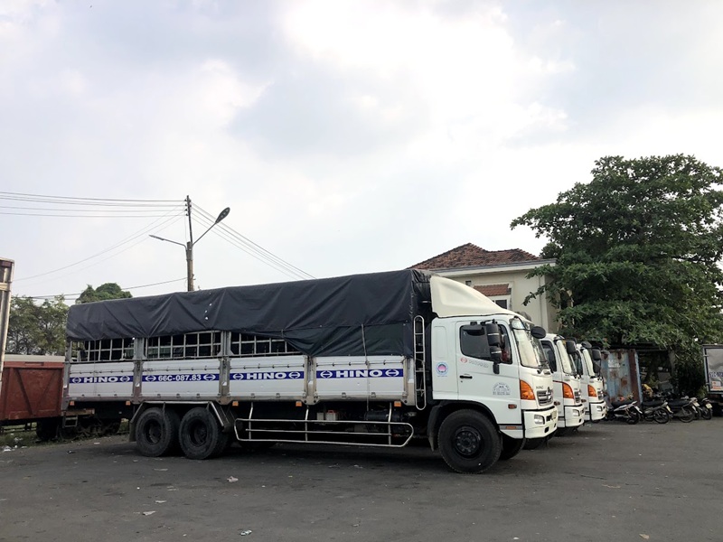 Hệ thống xe tải lớn giá rẻ Vận Tải An Sương cho thuê chuyển đồ về quê