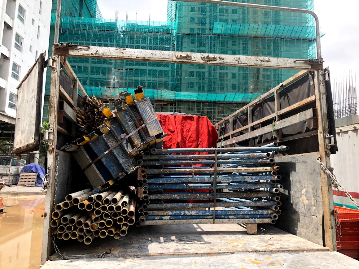 Dịch vụ chở thuê vật tư vật liệu xây nhà của Vận Tải An Sương