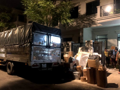 Xe tải chuyển đồ chung cư, căn hộ