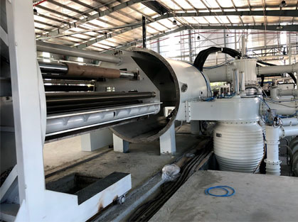 Xe tải chở máy móc