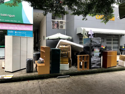 Xe tải chuyển đồ gia đình, hành lý