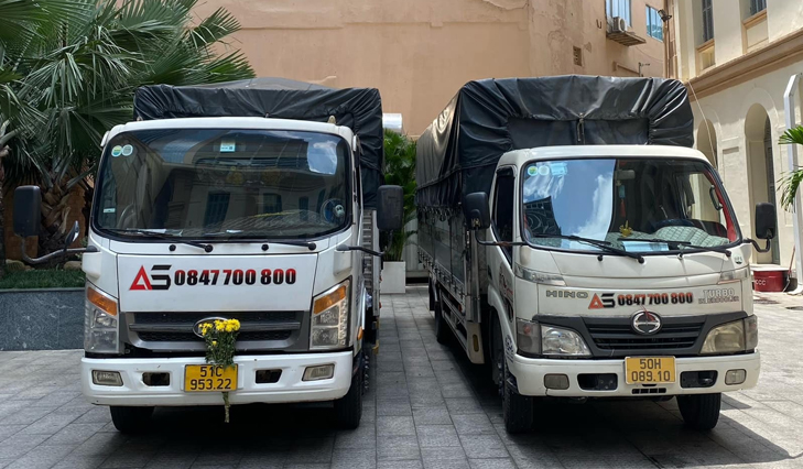 Xe tải 1.5 tấn nhận chở hàng thuê, chuyển nhà